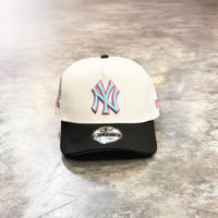 USA買付NEW ERA 9FORTY A-FRAME NEW YORK YANKEES YANKEE STADIUM 75TH CAP IVORY　NEWERA-114