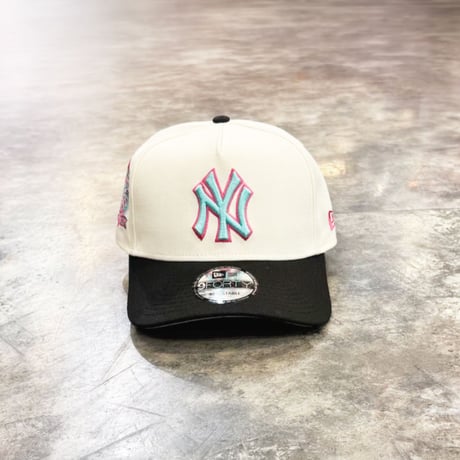 USA買付NEW ERA 9FORTY A-FRAME NEW YORK YANKEES YANKEE STADIUM 75TH CAP IVORY　NEWERA-114
