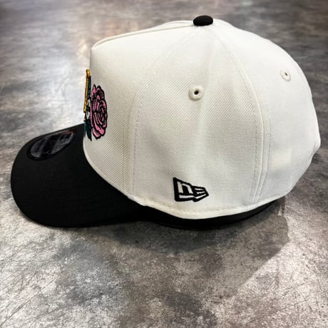 USA買付 New York Mets Rose Embroidery 1969 World Series 9FORTY A-Frame – Ivory / Black NEWERA-104