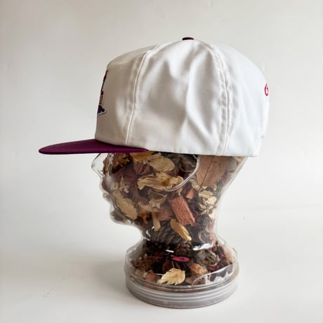 GENERAL TIRE HOOSIER 500 MOTORSPORTS SNAPBACK CAP / WHITE × PURPLE   GV-61