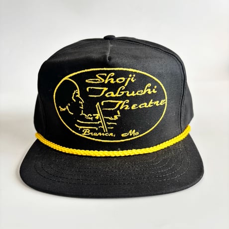 SHOJI TABUCHI THEATRE SOUVENIR ROPE CAP / BLACK × YELLOW　 GV-51