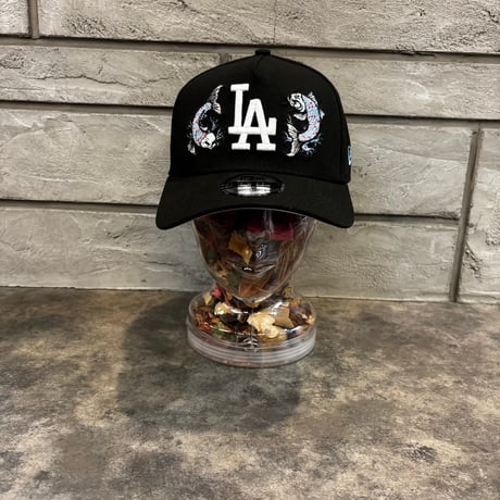 USA買付 Los Angeles DodgersTokyo Series Koi Black Prime Edition 9FORTY A-Frame　NEWERA-101