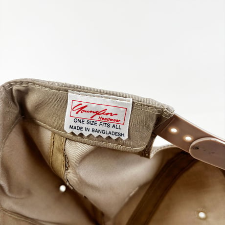 USA買付　VINTAGE CAJUN CHARLIE’S CRAWFISH SNAPBACK CAP – BEIGE　GV-26