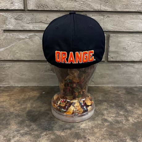 USA買付 TOP OF THE WORLD SYRACUSE ORANGE REFLEX LOGO FLEX HAT NAVY　US-99