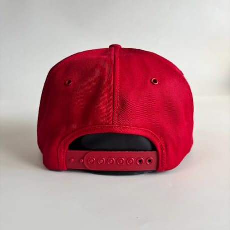 CONOCO CORPORATE LOGO PATCH SNAPBACK CAP / RED　 GV-52