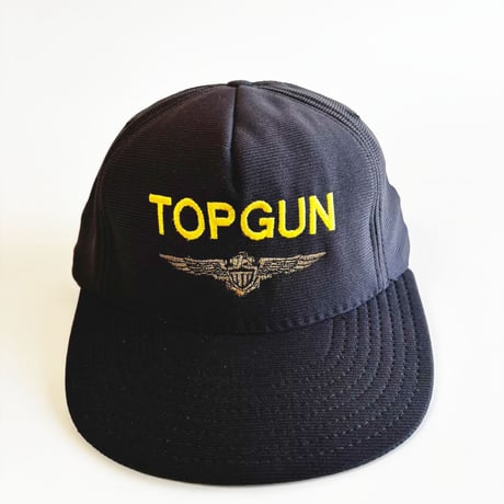 USA買付　VINTAGE TOP GUN WING EMBLEM USA MADE SNAPBACK CAP – BLACK　GV-30