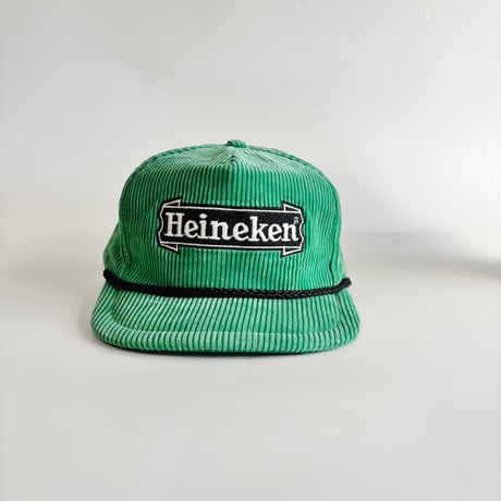 HEINEKEN “BEER BONNETS” CORDUROY ROPE CAP / GREEN   GV-59