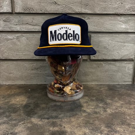 USA買付 MODELO CORDUROY ROPE GOLF SNAPBACK CAP NAVY　US-95
