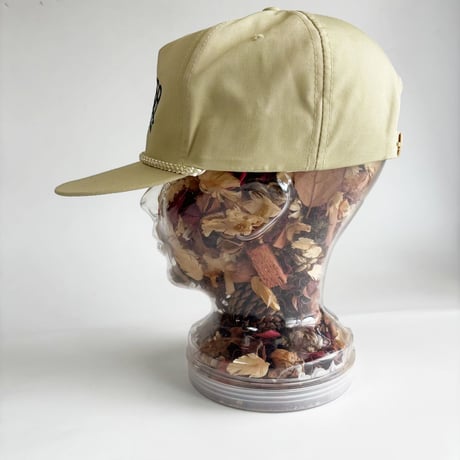 USA買付　VINTAGE ZIMMER ENGINE SERVICE INC. ROPE SNAPBACK CAP – BEIGE　GV-17