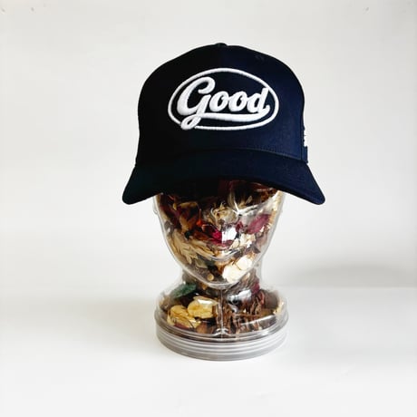 GC-GOOD 3D OVAL LOGO A-FRAME CAP – NAVY     M/L-L/XL SIZE GC-56