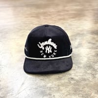 USA買付 NEW ERA THE GOLFER NEW YORK YANKEES CORDUROY ROPE CAP NAVY　NEWERA-112