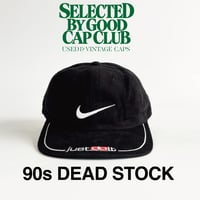 90's NIKE dead stock Swoosh LOGO　BLACK GV-34