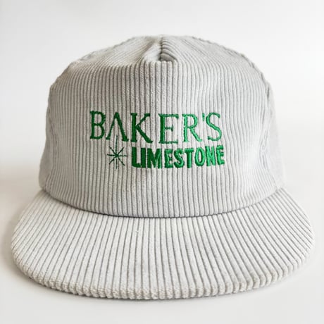 BAKER’S LIMESTONE USA-MADE CORDUROY SNAPBACK CAP / LIGHT GRAY   GV-60