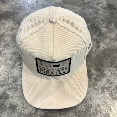 USA買付　NEW ERA THE GOLFER PITTSBURGH PIRATES SUMMER ESSENTIAL CORDUROY IVORY　NEWERA-120