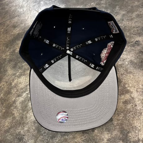 USA買付 LA Angel Embroidery 40th Anniversary 9FIFTY A-Frame  – Navy / Black　NEWERA-102