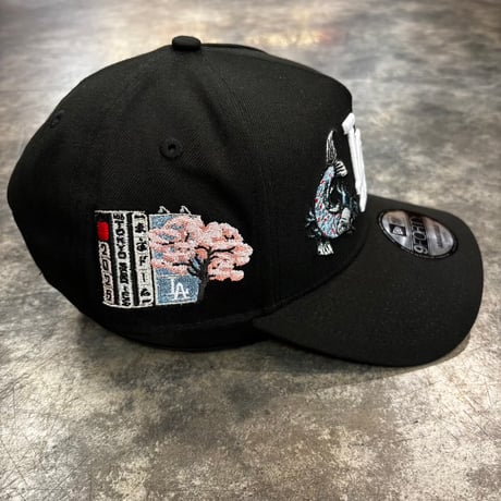 USA買付 Los Angeles DodgersTokyo Series Koi Black Prime Edition 9FORTY A-Frame　NEWERA-101