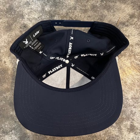 USA買付　Playboy Tennis Club 5 Panel Rope Cap – NAVY　 US-81