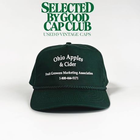 USA買付　VINTAGE OHIO APPLES & CIDER PROMOTIONAL CAP – GREEN　GV-28