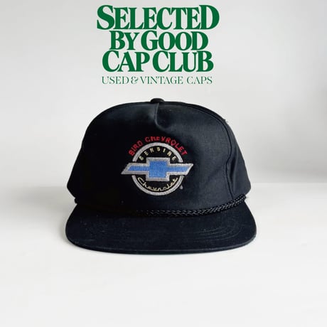 USA買付　VINTAGE BIRD CHEVROLET ROPE SNAPBACK CAP – BLACK　GV-21