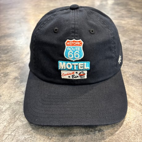 AMERICAN NEEDLE HISTORIC ROUTE 66 MOTEL CAP / BLACK　AN-39