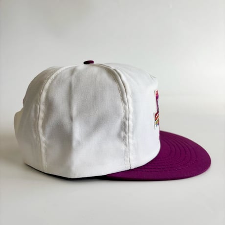 GENERAL TIRE HOOSIER 500 MOTORSPORTS SNAPBACK CAP / WHITE × PURPLE   GV-61
