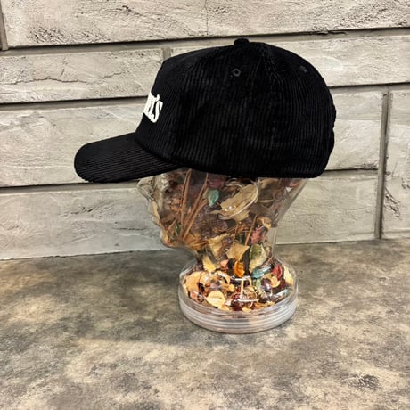 USA買付　AMERICAN NEEDLE JACK DANIEL'S CORDUROY SNAPBACK CAP BLACK　AN-43