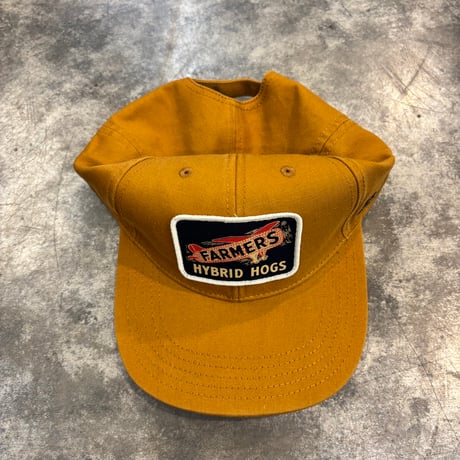 AMERICAN NEEDLE FARMERS HYBRID HOGS PATCH CAP / LIGHT HAZEL　AN-42