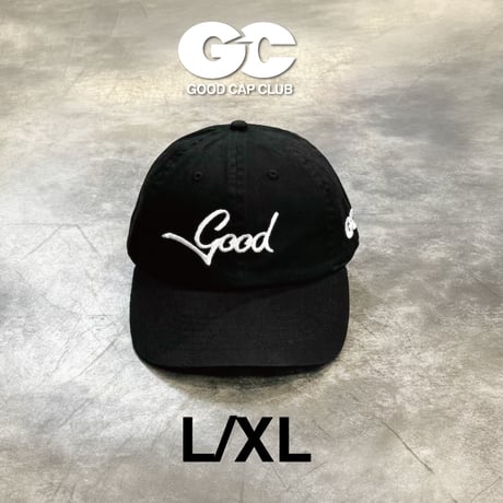 GC- “Good” Script Logo CAP – L/XL BLACK GC-44