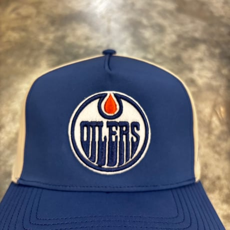 USA買付 NHL Edmonton Oilers Fanatics Authentic Pro Snapback Cap – Navy/Beige　US-78