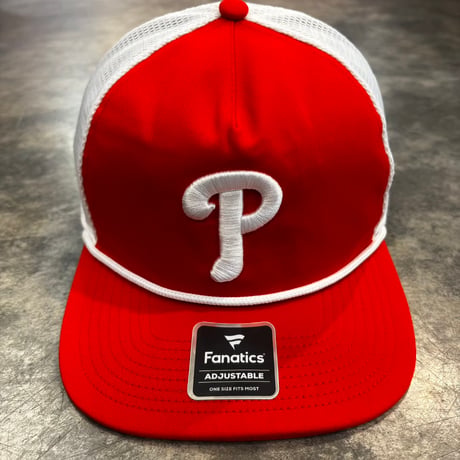 USA買付 PHILADELPHIA PHILLIES FANATICS FUNDAMENTAL FOAM FRONT MESH SNAPBACK CAP – RED / WHITE　US-90