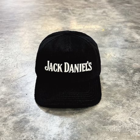 USA買付　AMERICAN NEEDLE JACK DANIEL'S CORDUROY SNAPBACK CAP BLACK　AN-43