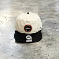 USA買付 BALTIMORE ORIOLES ’47 PAYSON CAPTAIN SNAPBACK CAP – NATURAL / BLACK　US-87