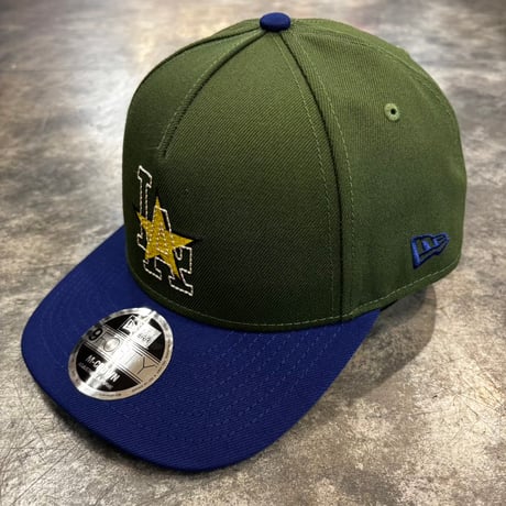 USA買付 LOS ANGELES DODGERS  STAR 9FORTY M-CROWN A-FRAME SNAPBACK CAP – DARK GREEN / ROYAL　NEWERA-100