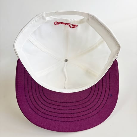 GENERAL TIRE HOOSIER 500 MOTORSPORTS SNAPBACK CAP / WHITE × PURPLE   GV-61