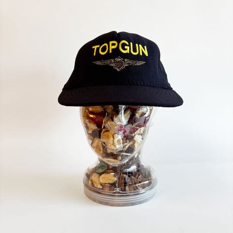 USA買付　VINTAGE TOP GUN WING EMBLEM USA MADE SNAPBACK CAP – BLACK　GV-30