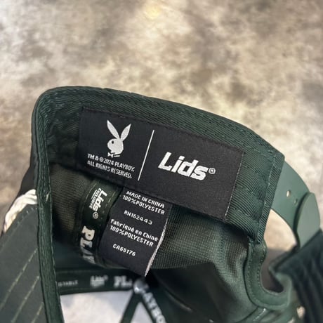 USA買付　Playboy Tennis Club 5 Panel Rope Cap – Forest Green US-82