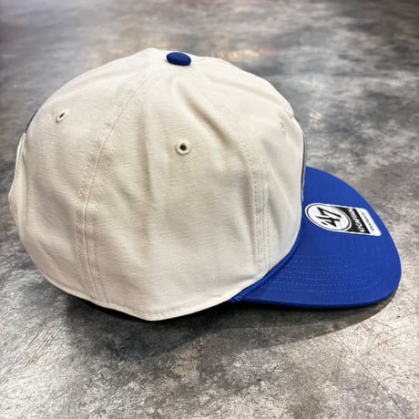 USA買付 LOS ANGELES DODGERS ’47 PAYSON CAPTAIN SNAPBACK CAP – CREAM / ROYAL　US-89