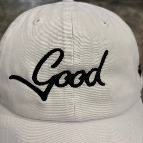 GC- “Good” Script Logo CAP – L/XL WHITE GC-47