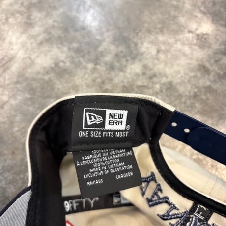 USA買付　NEW ERA 9FIFTY RETRO CROWN NEW YORK YANKEES COOPERSTOWN MULTI LOGO CREAM / NAVY　NEWERA-118