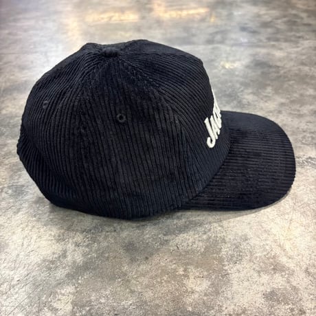USA買付　AMERICAN NEEDLE JACK DANIEL'S CORDUROY SNAPBACK CAP BLACK　AN-43