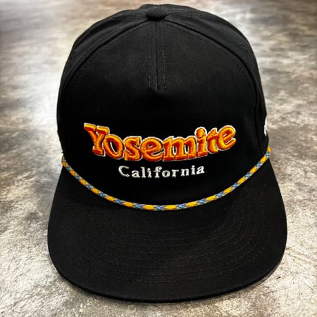 AMERICAN NEEDLE COACHELLA – YOSEMITE NATIONAL PARK CAP / BLACK　AN-34