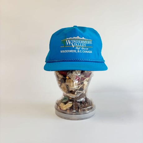 WINDERMERE VALLEY GOLF COURSE NYLON ROPE SNAPBACK CAP / TURQUOISE BLUE　 GV-44