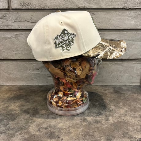 USA買付 NEW ERA 9FORTY A-FRAME NEW YORK YANKEES REALTREE CAMO CAP IVORY / OLIVE　NEWERA-113