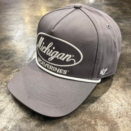 USA買付  ’47 Michigan Wolverines Contemporary Rope Hitch  Cap / GRAY　US-101