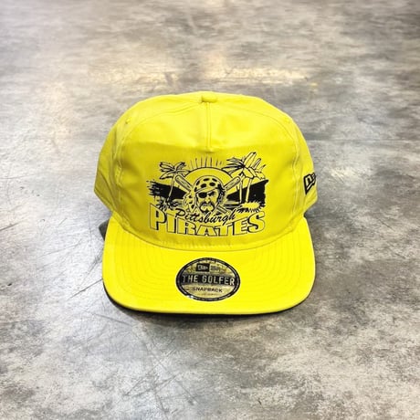 USA買付　NEW ERA THE GOLFER PITTSBURGH PIRATES GRAPHIC YELLOW SNAPBACK　NEWERA-119