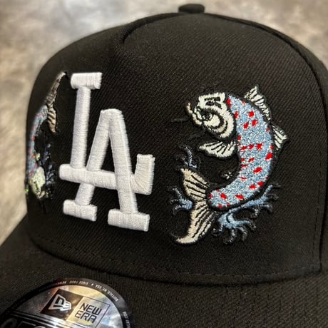 USA買付 Los Angeles DodgersTokyo Series Koi Black Prime Edition 9FORTY A-Frame　NEWERA-101