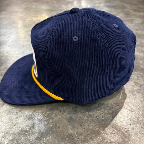 USA買付 MODELO CORDUROY ROPE GOLF SNAPBACK CAP NAVY　US-95