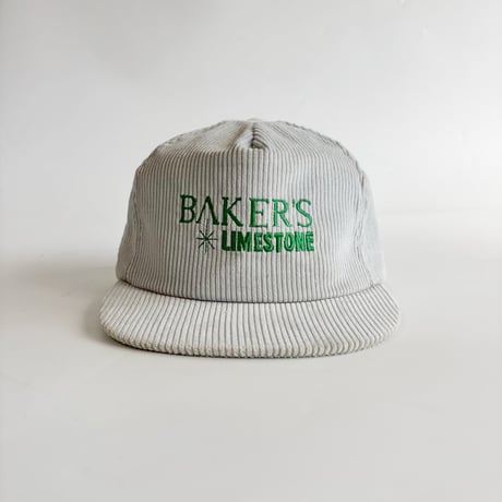 BAKER’S LIMESTONE USA-MADE CORDUROY SNAPBACK CAP / LIGHT GRAY   GV-60