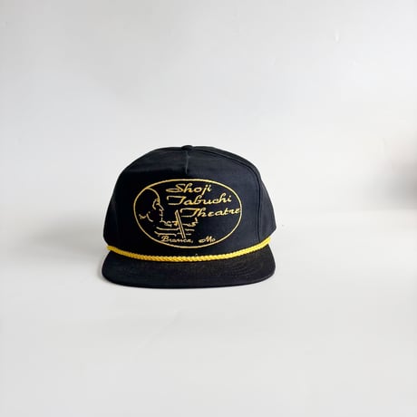 SHOJI TABUCHI THEATRE SOUVENIR ROPE CAP / BLACK × YELLOW　 GV-51