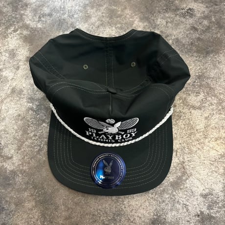 USA買付　Playboy Tennis Club 5 Panel Rope Cap – Forest Green US-82